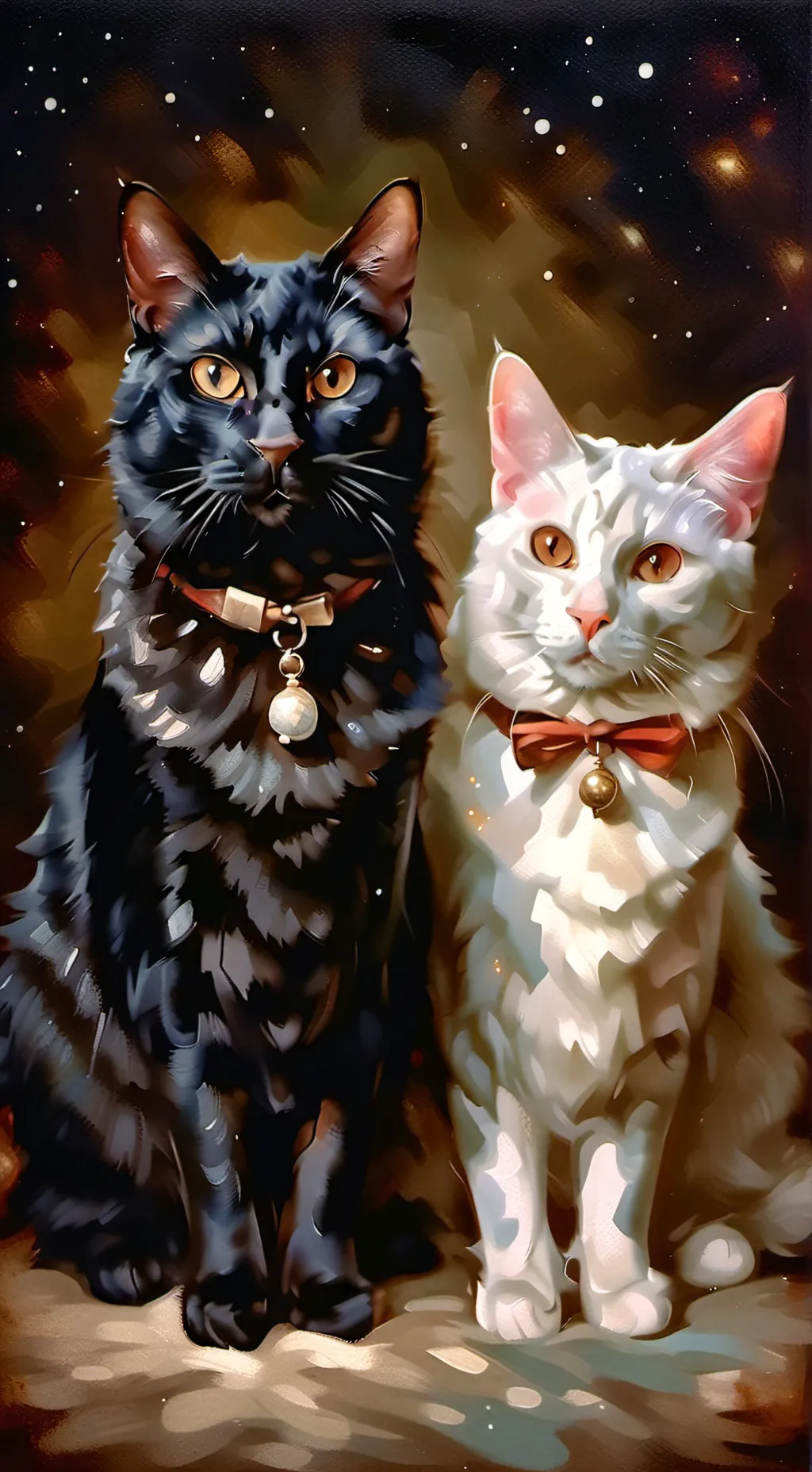 ai character: котята background