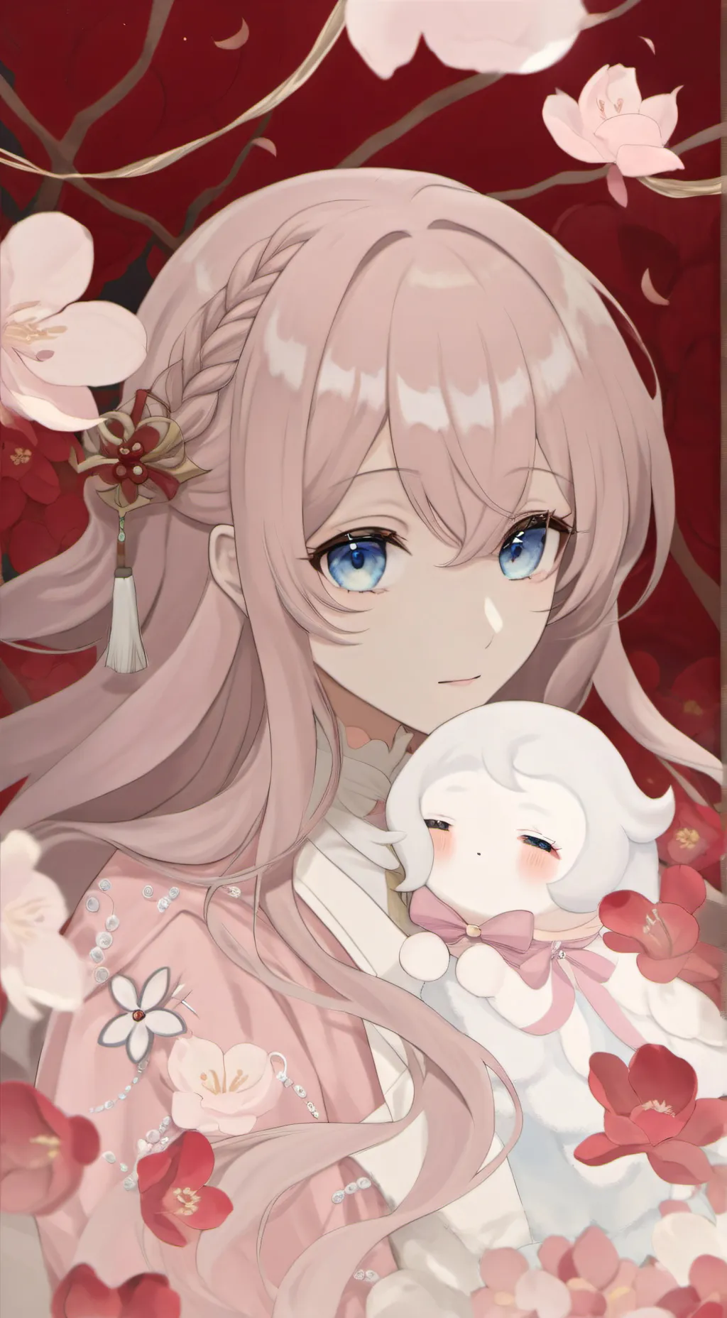 ai character: °•emilyie🛍️•° background