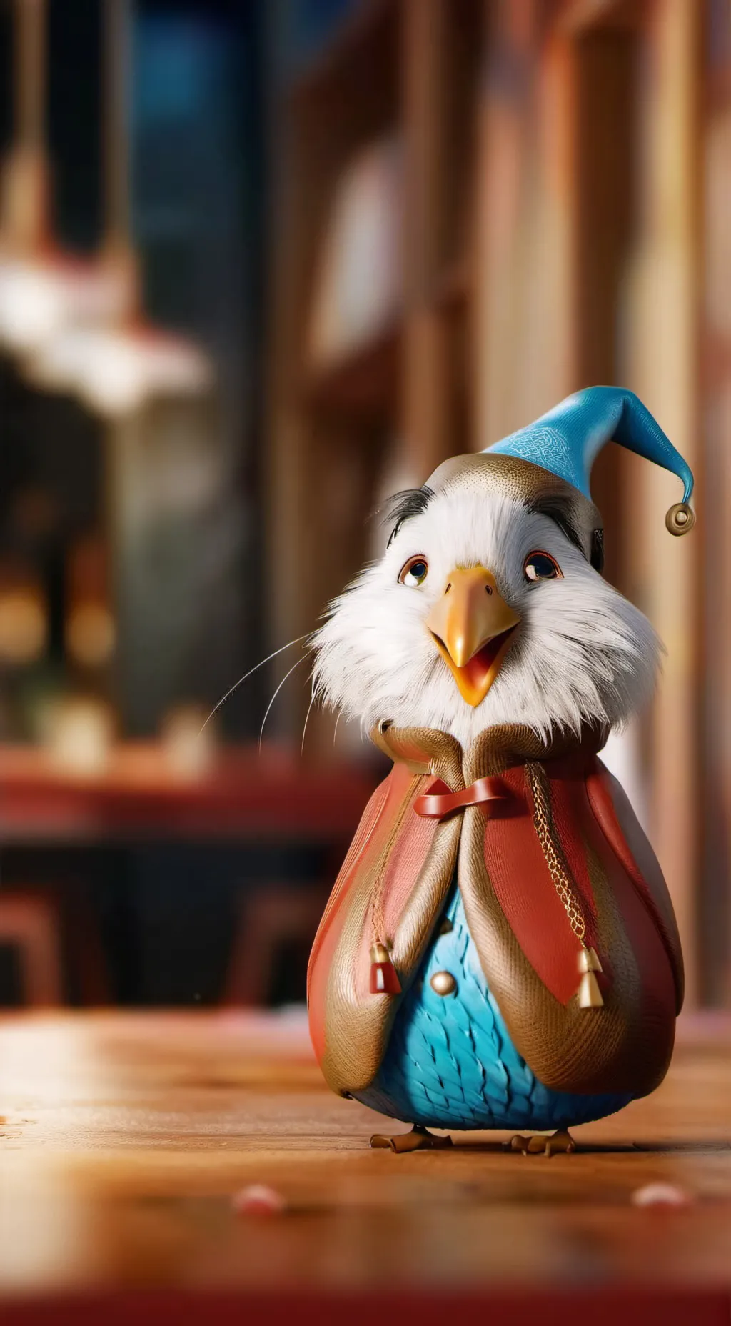 ai character: Mr. Owl background