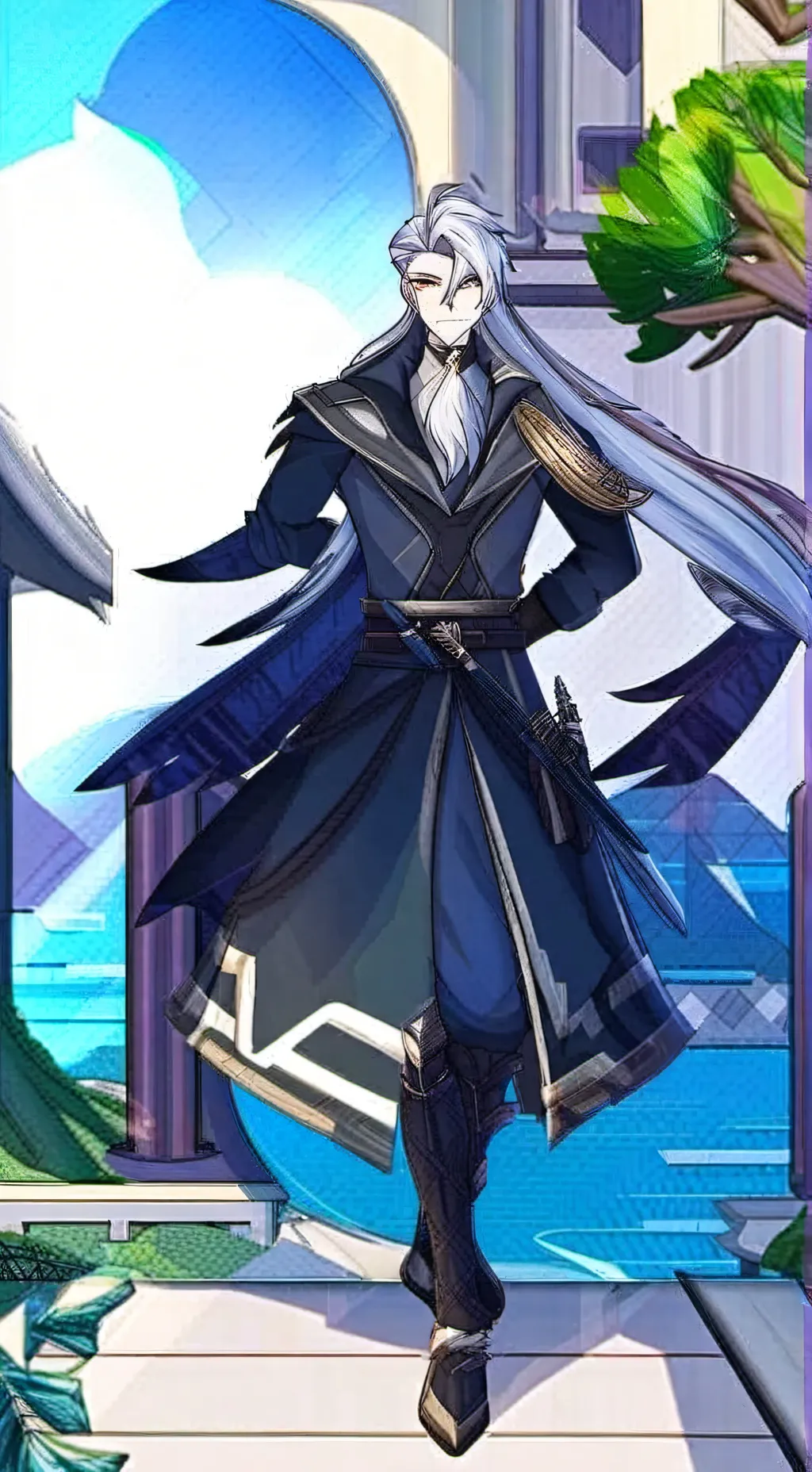 ai character: Neuvillette background