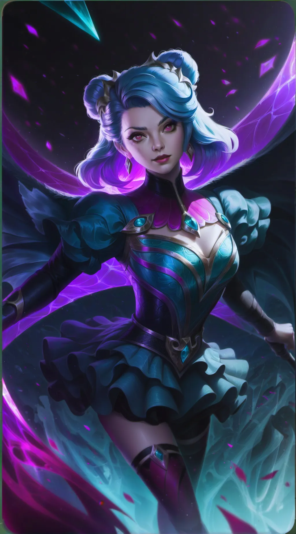 ai character: menina do job 2 background