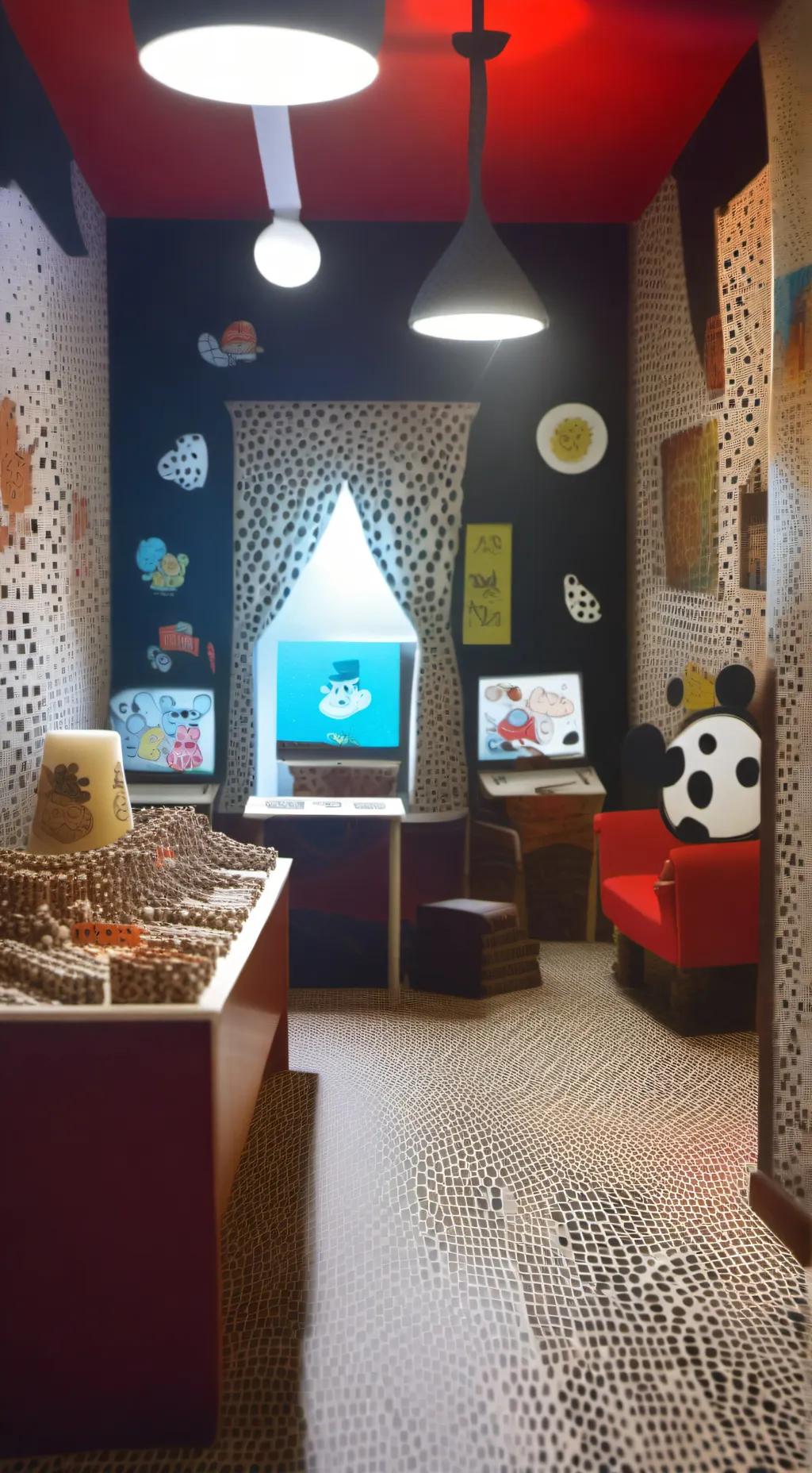 ai character: dandy's world  background