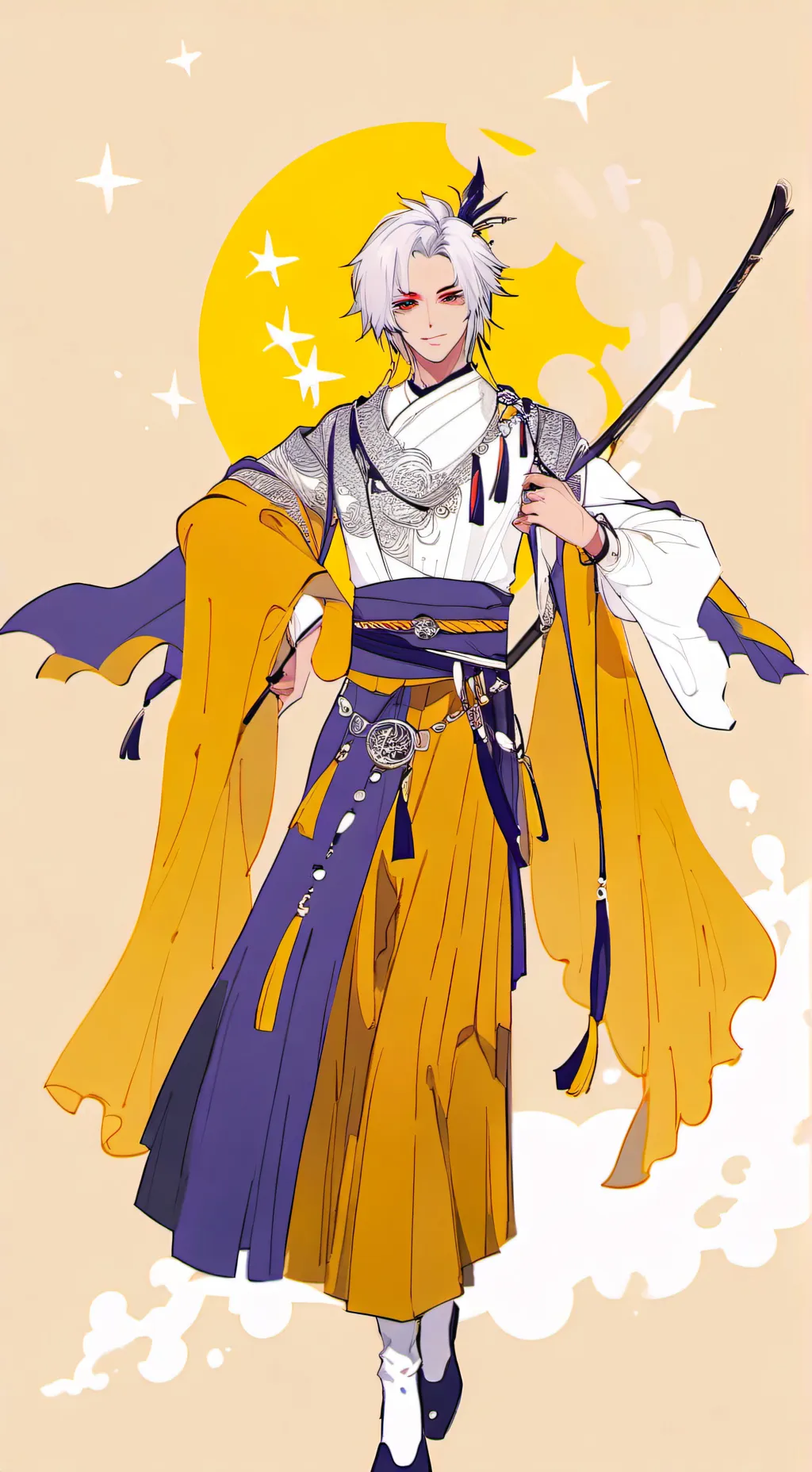 ai character: ри background