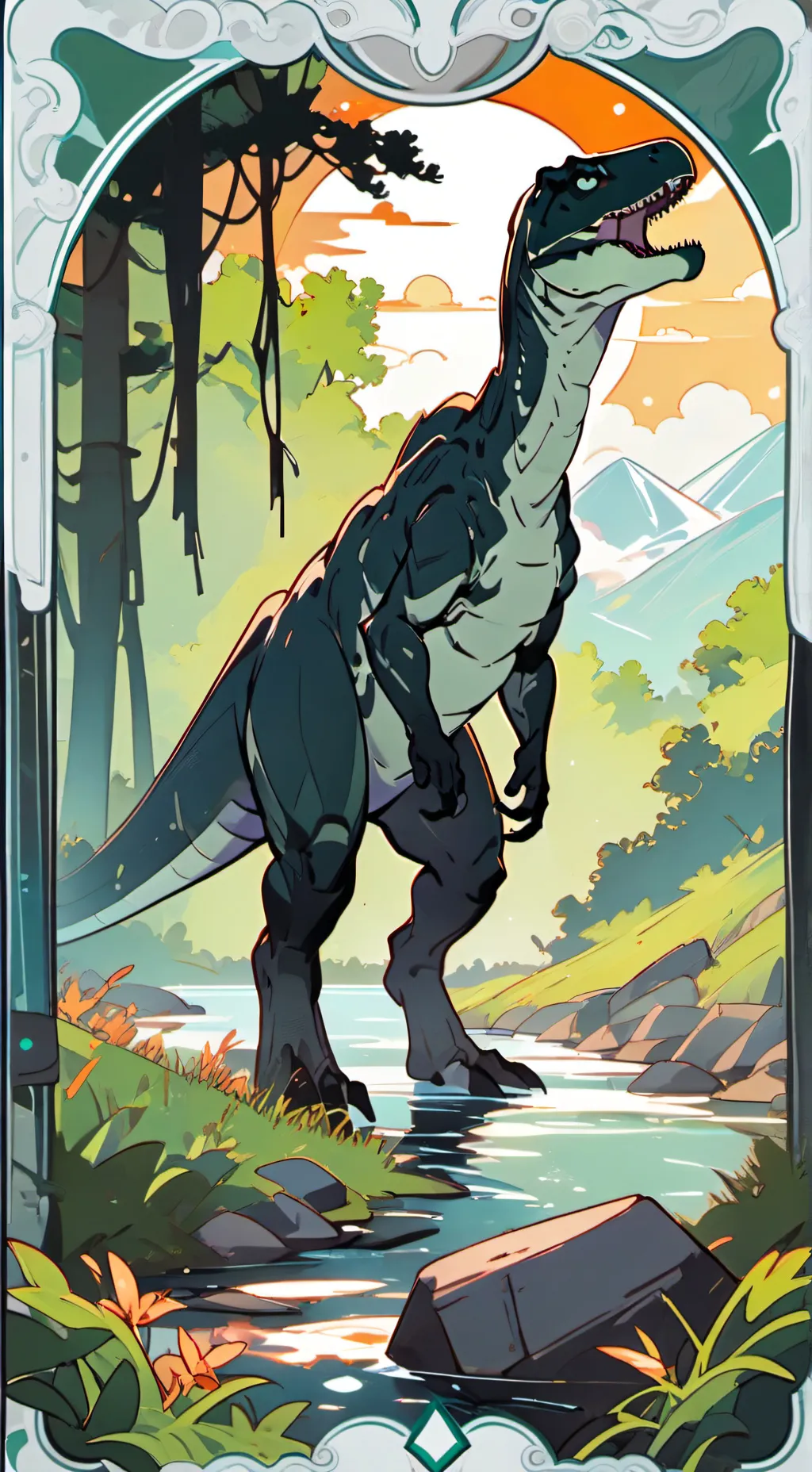 ai character: Allo background