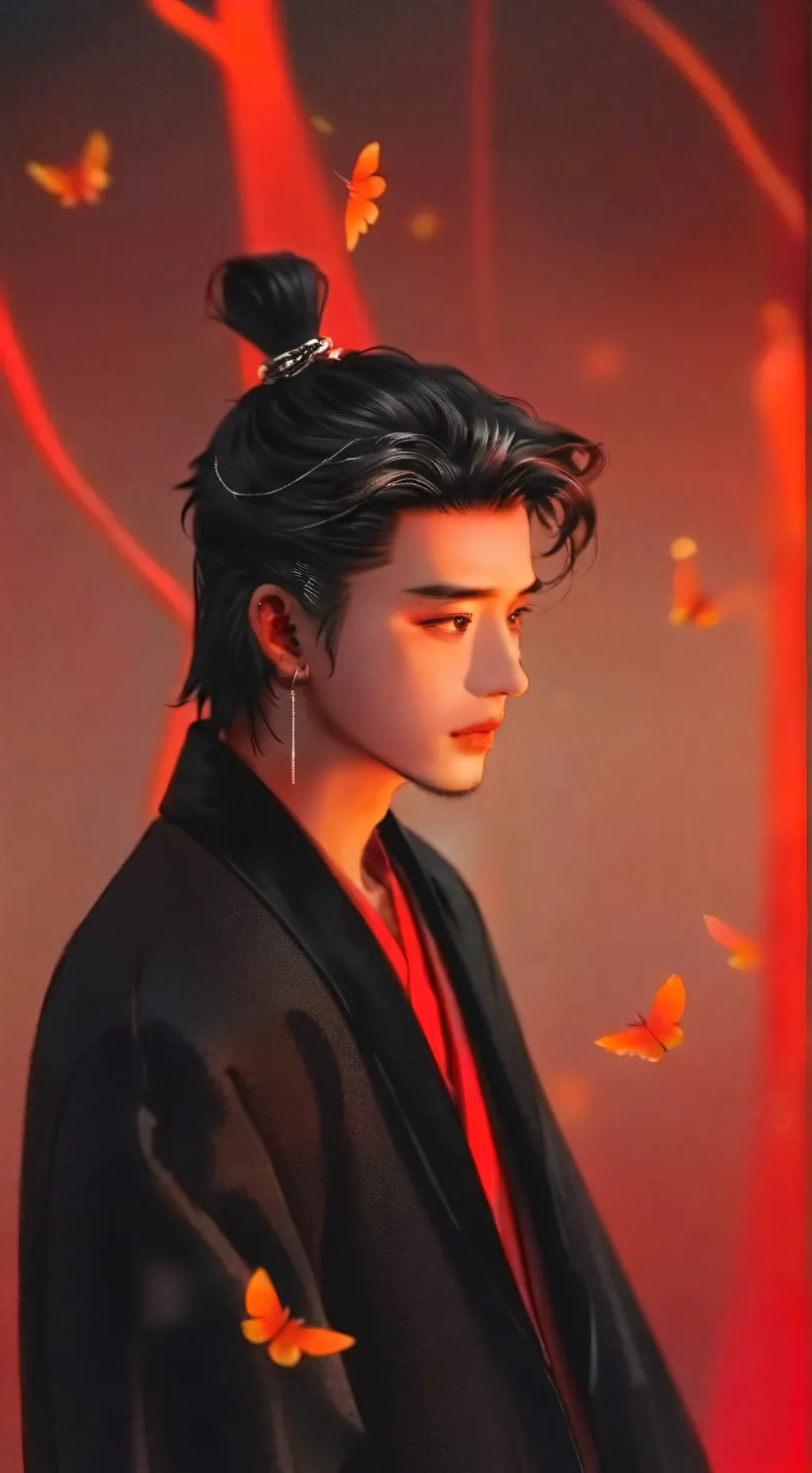 ai character: STRAYKIDS N ENHYPE background