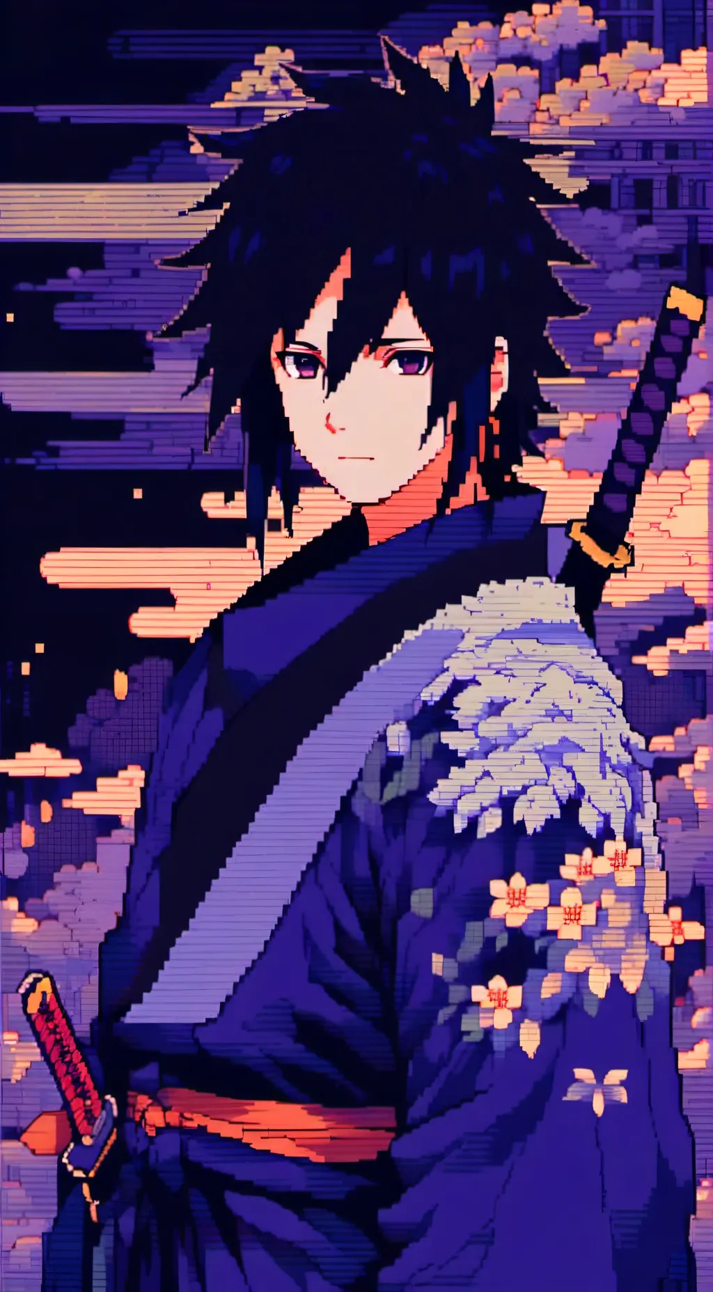 ai character: Sasuke background