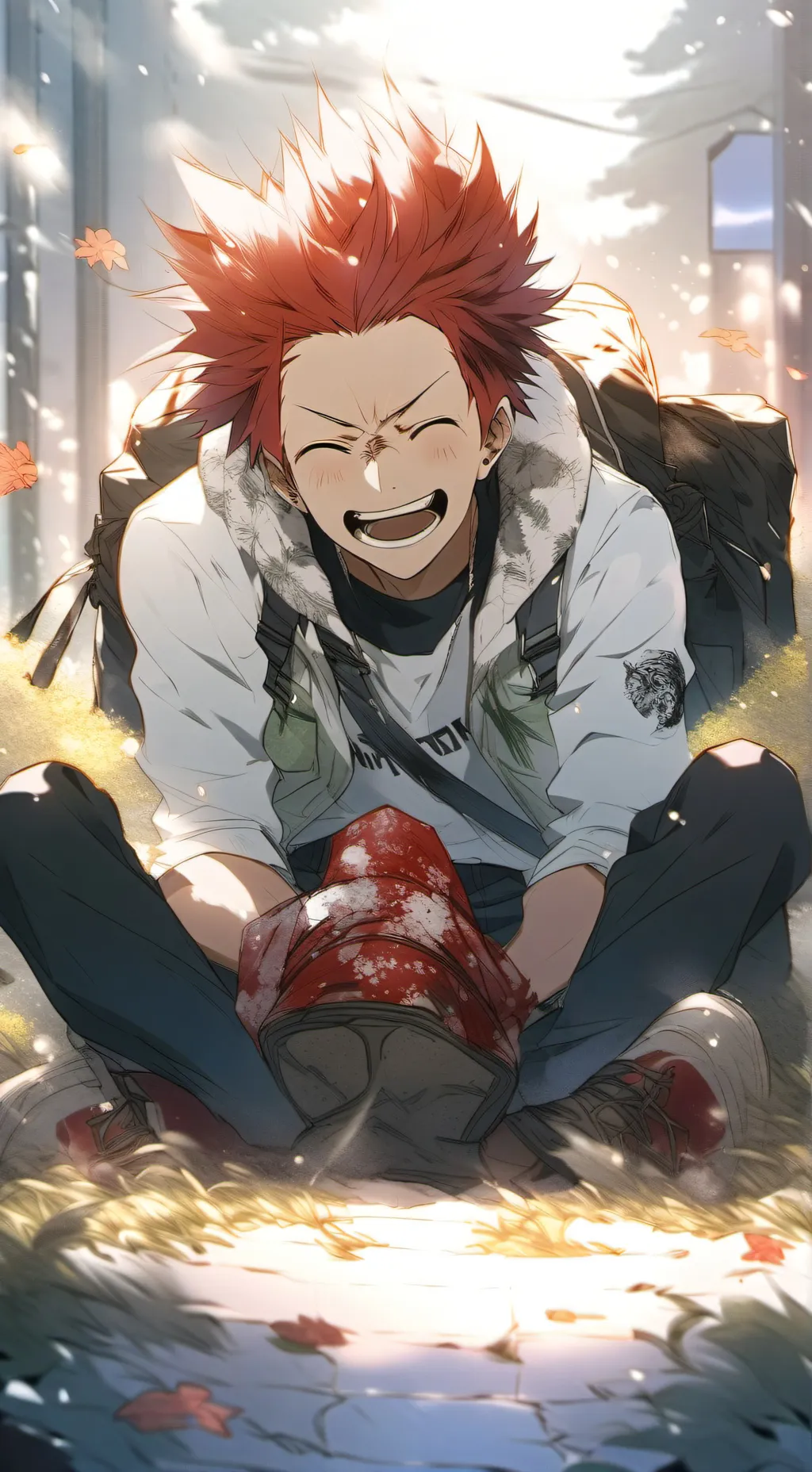 ai character: Aoyama's day  background