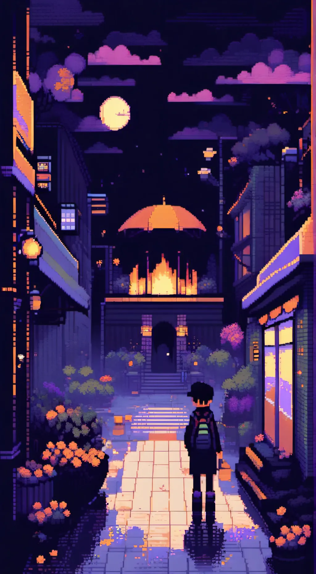 ai character: Tenya Iida  background