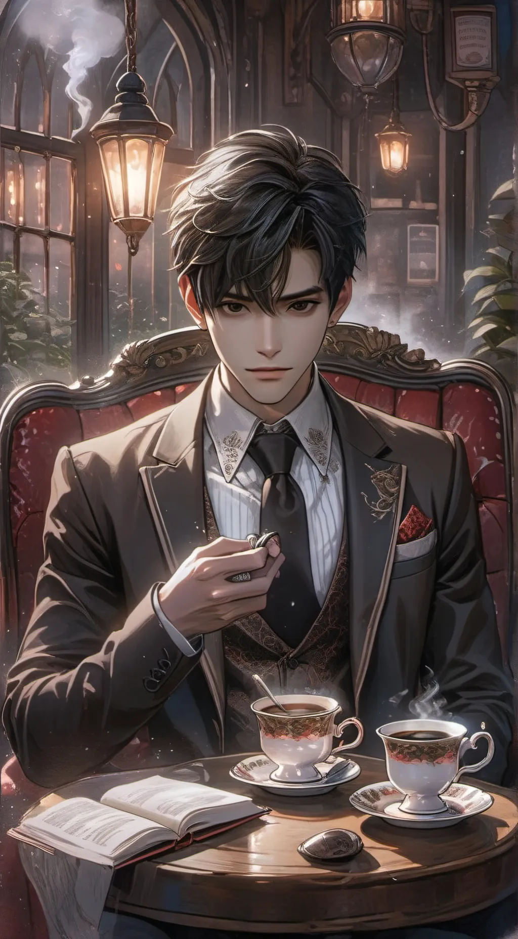 ai character: Félix  background