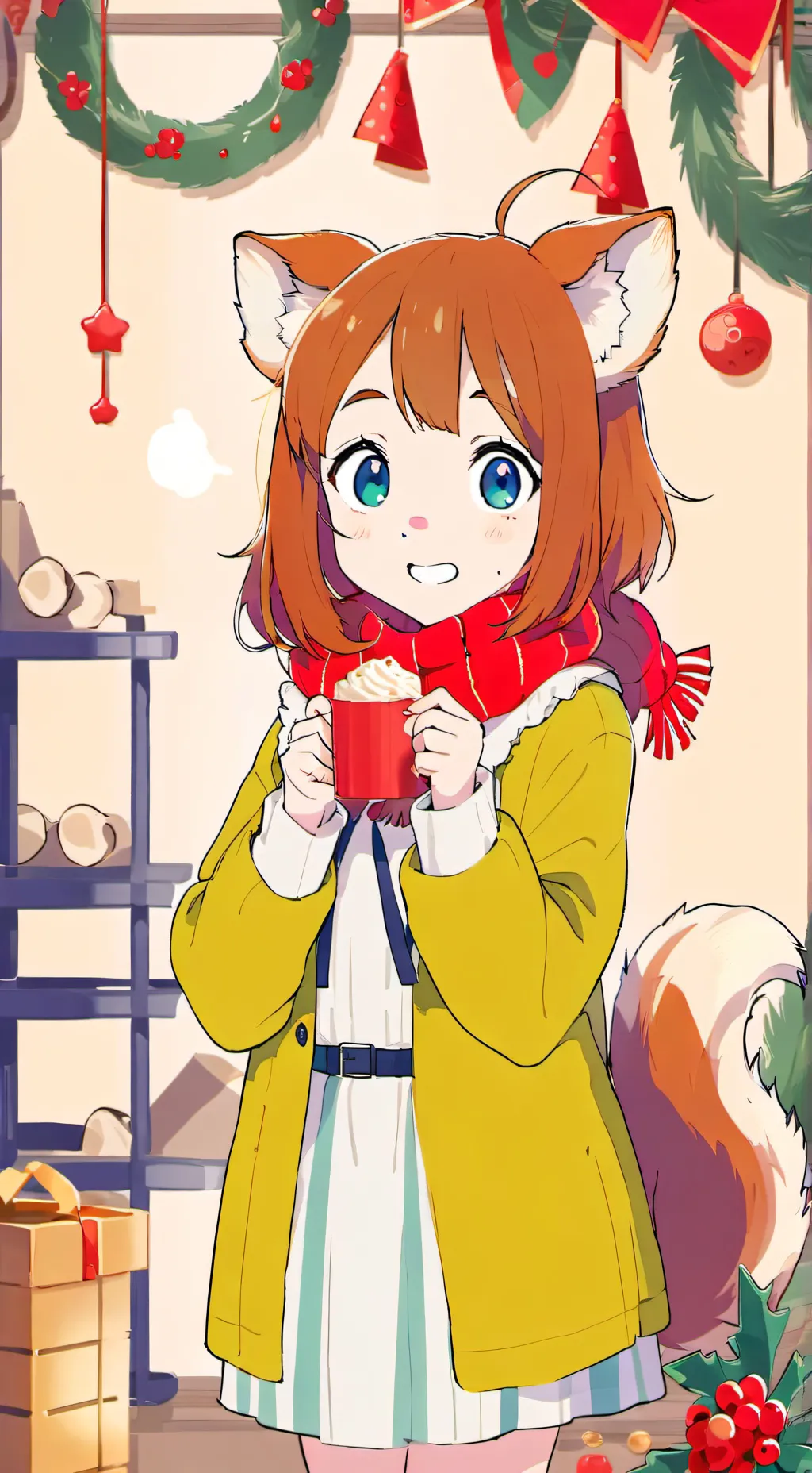 ai character: Nutsy, el Ardilla Rojiza background