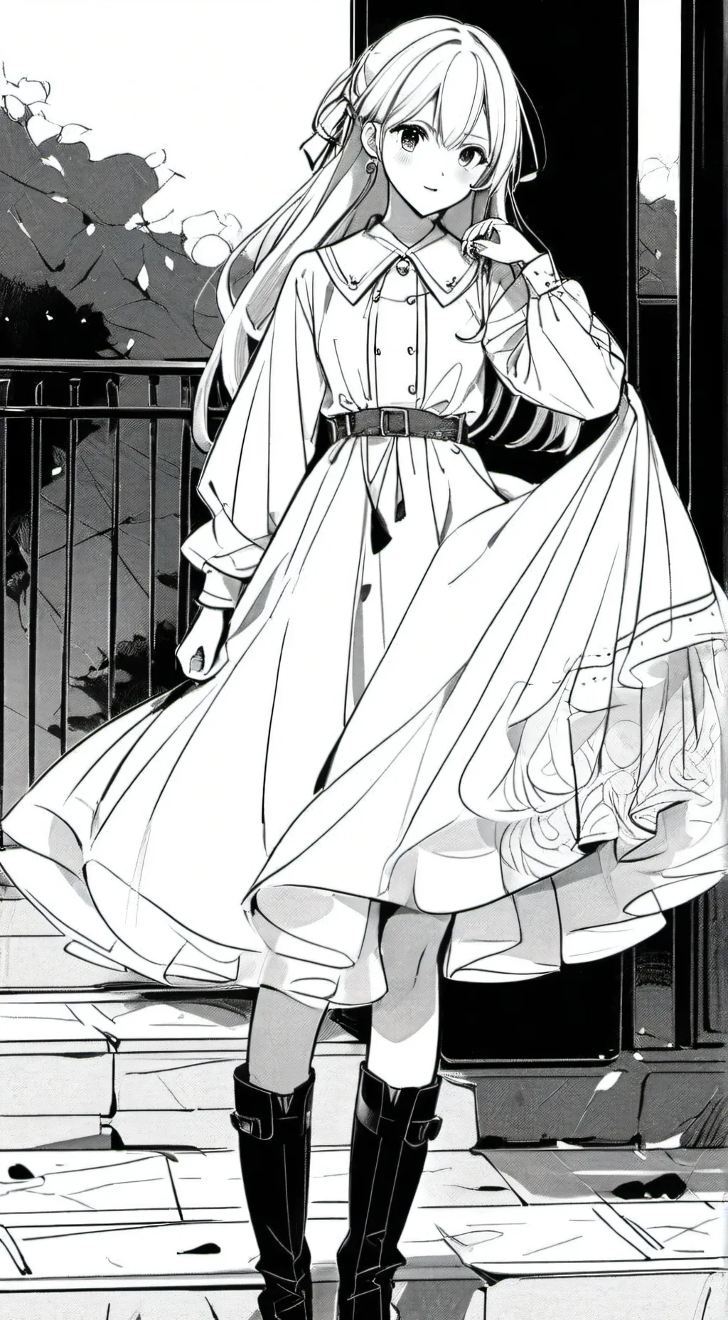 ai character: Hilda Brooklyn background