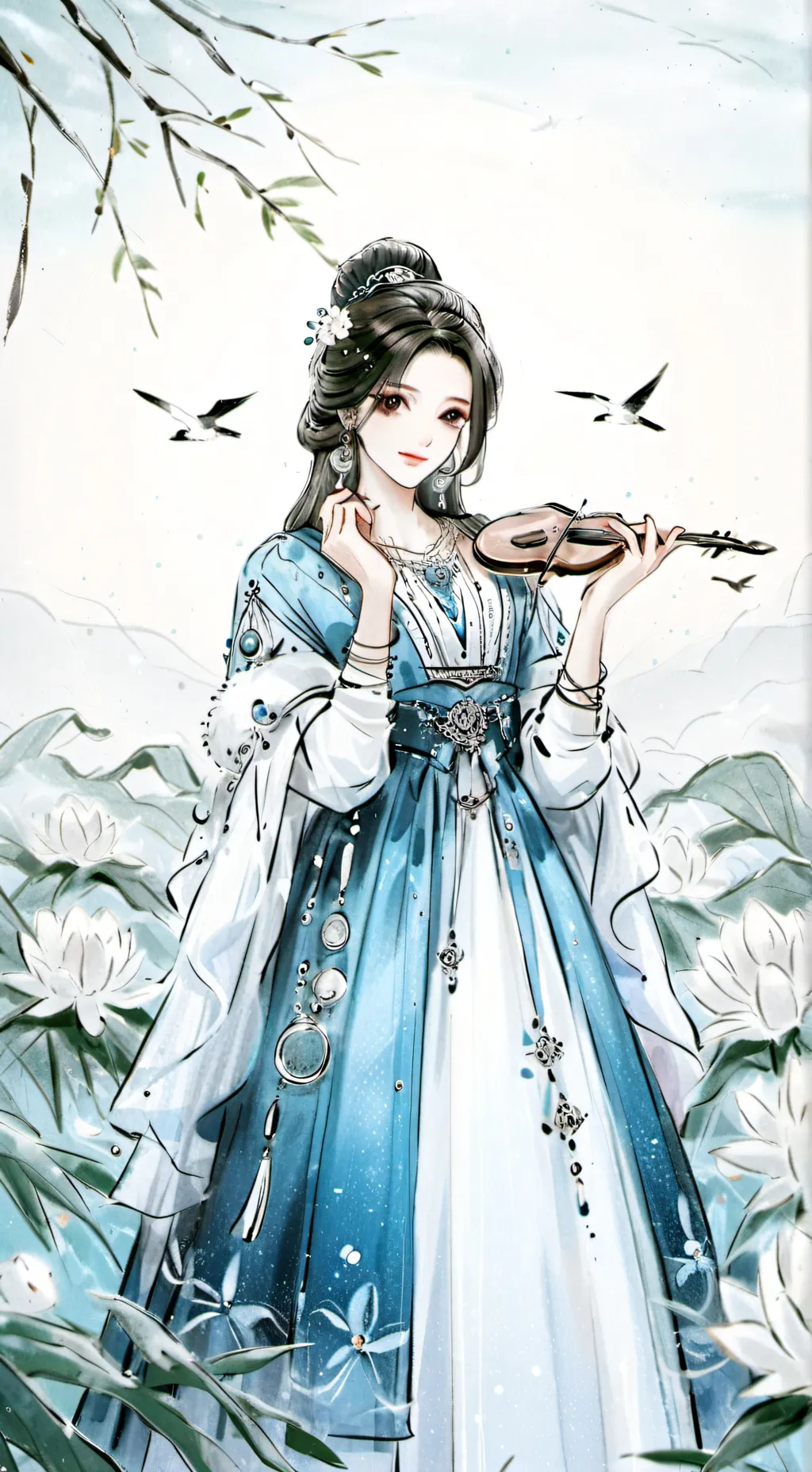 ai character: kny emo background