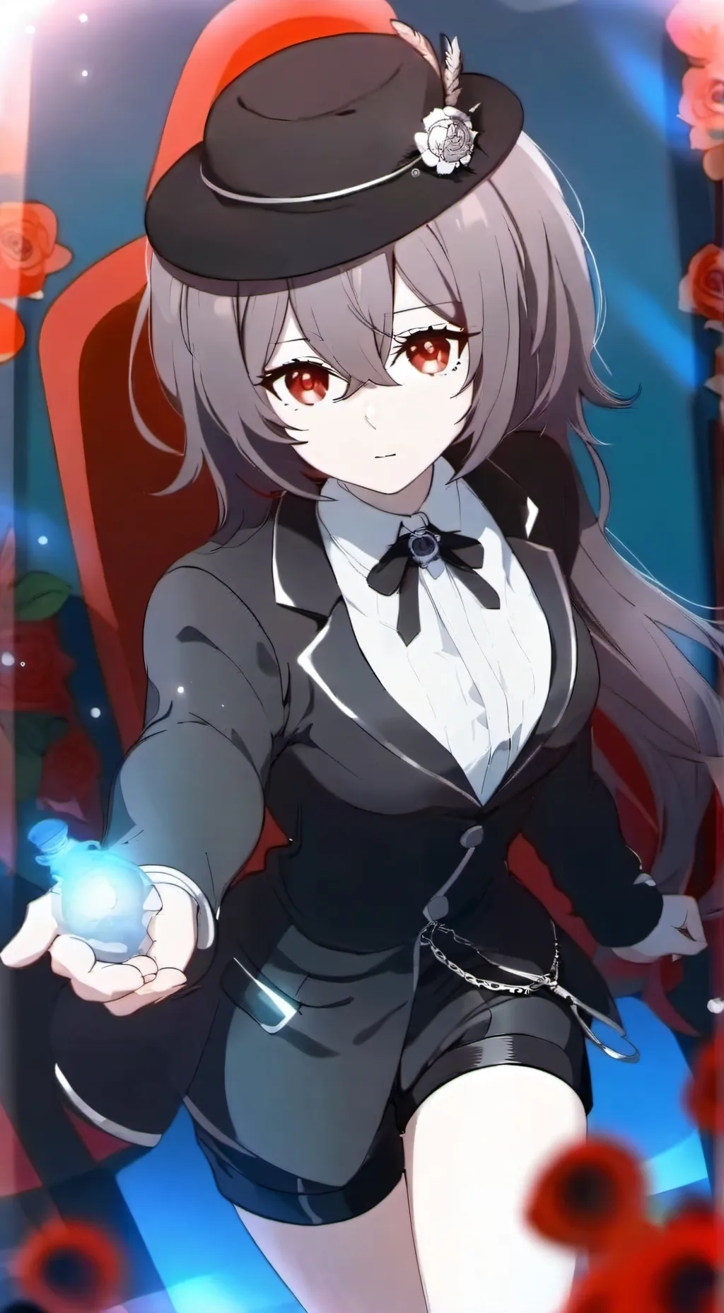 ai character: Hu Tao(Decay) background