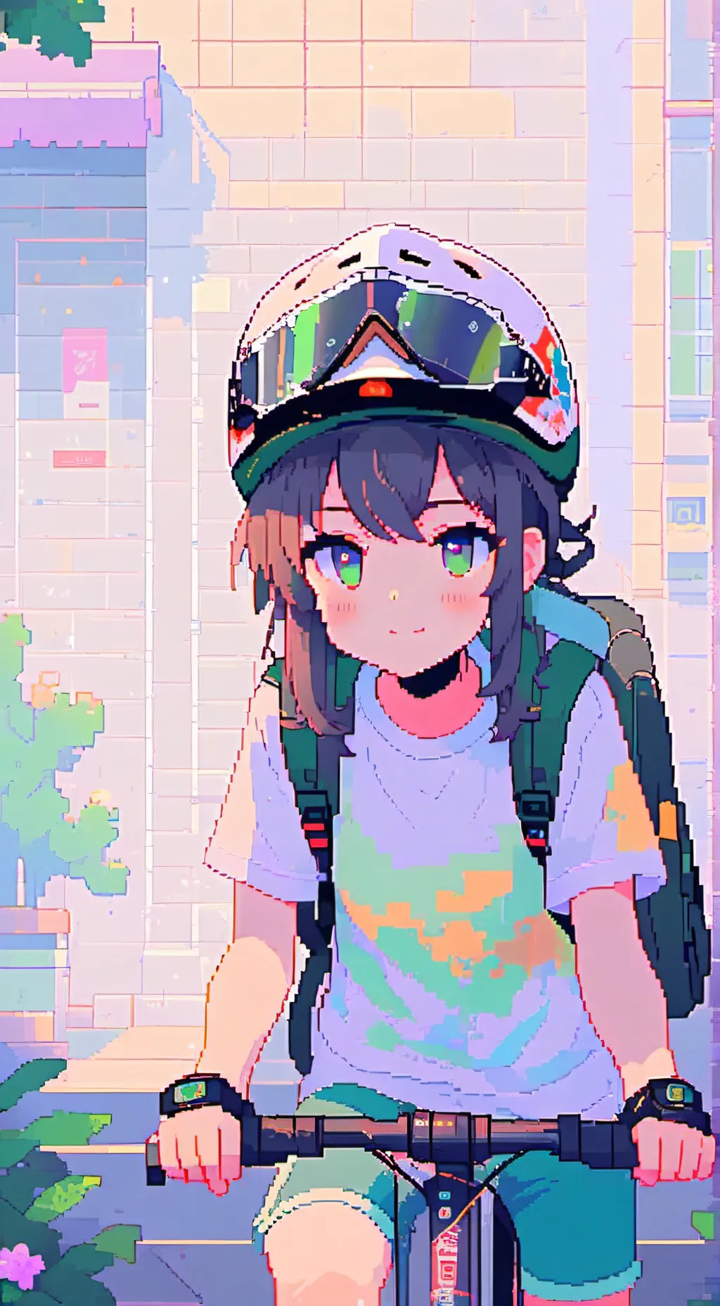 ai character: Heheh  background