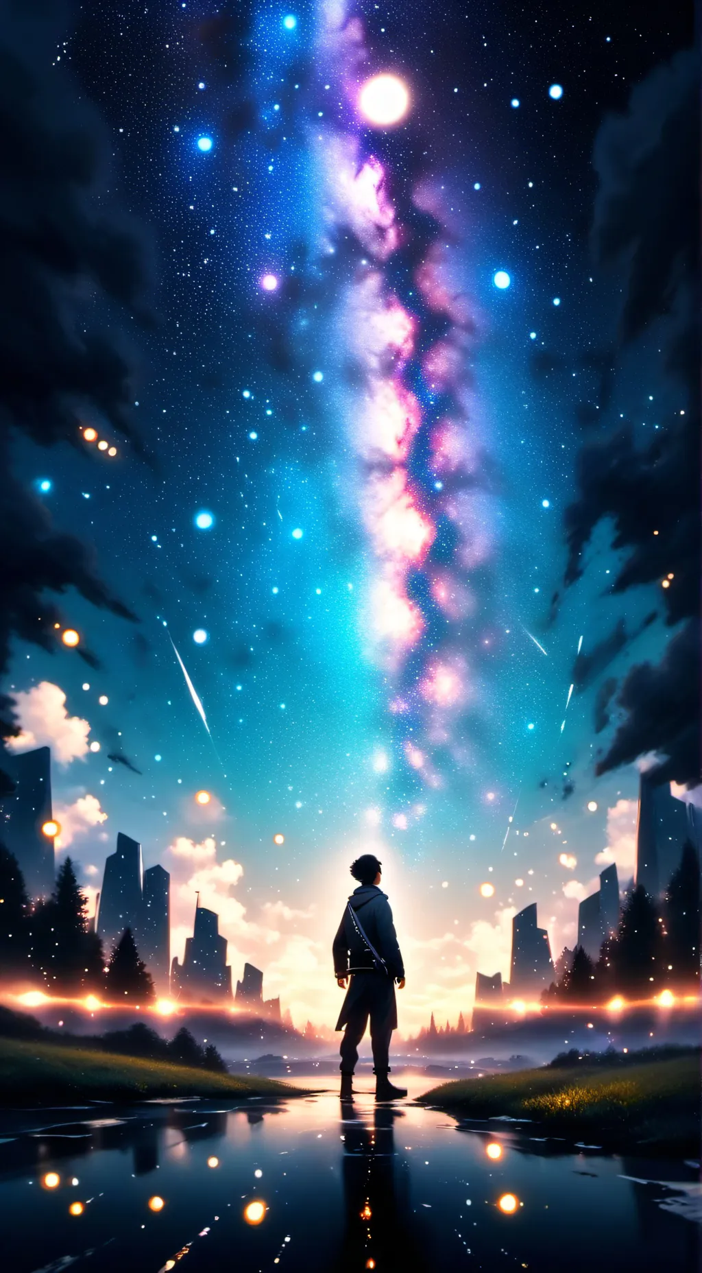 ai character: Sasunaru  background