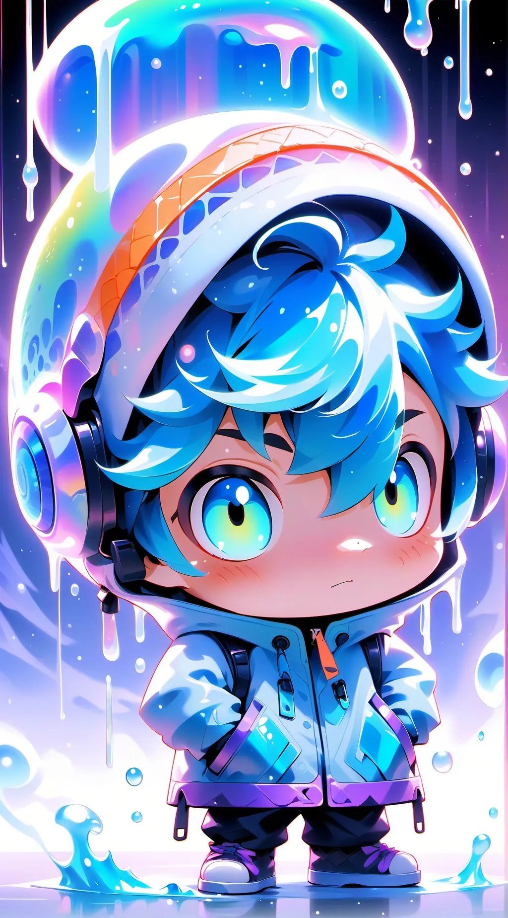 ai character: Scary sushie sprun background