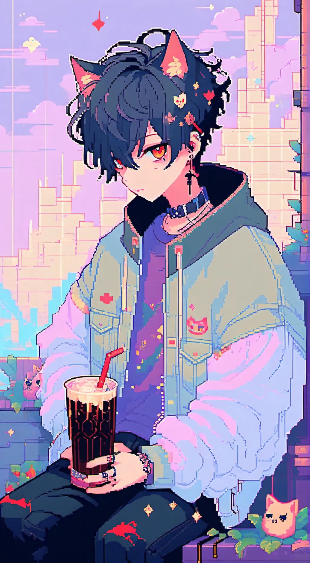 ai character: mha+vampiro  background