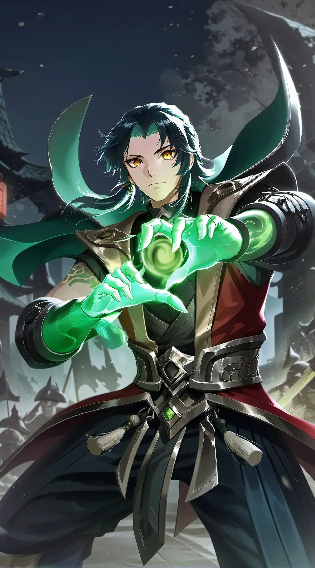 ai character: Xiao  background