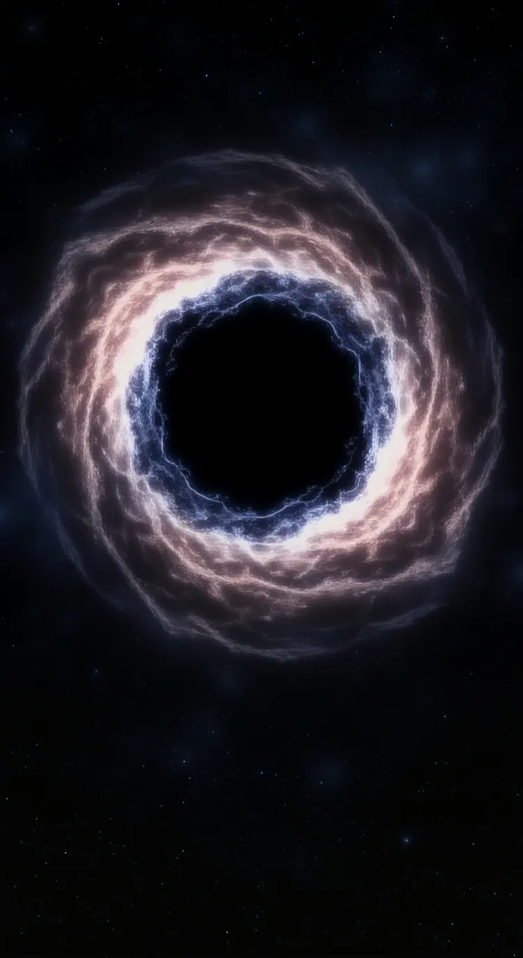 ai character: Black hole background