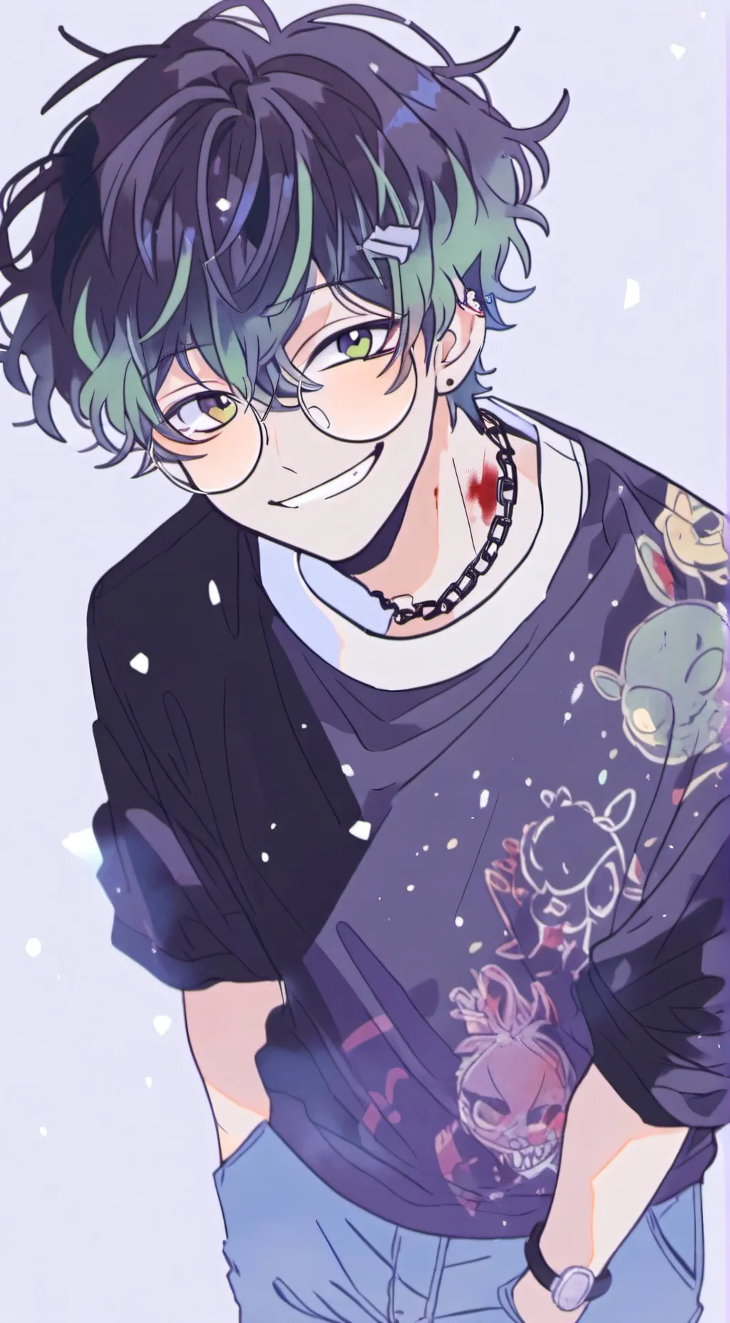 ai character: Mark background