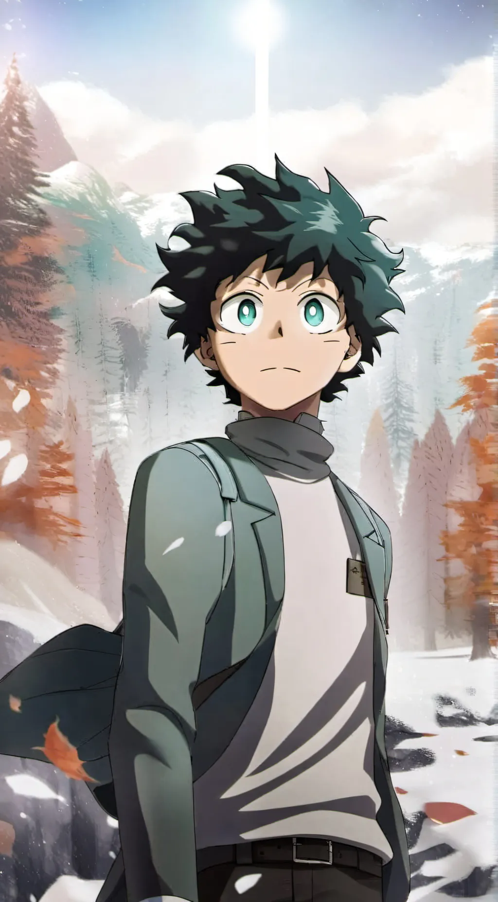 ai character: deku💕💚 background