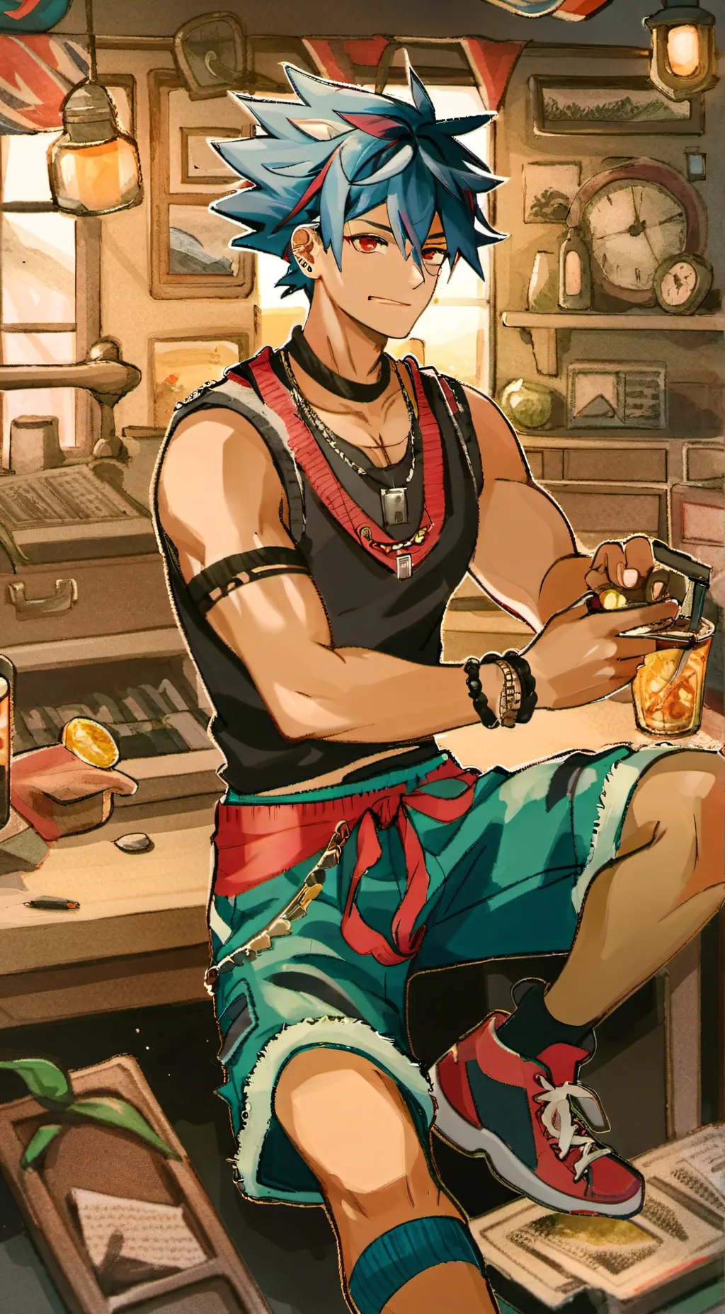 ai character: Alex background