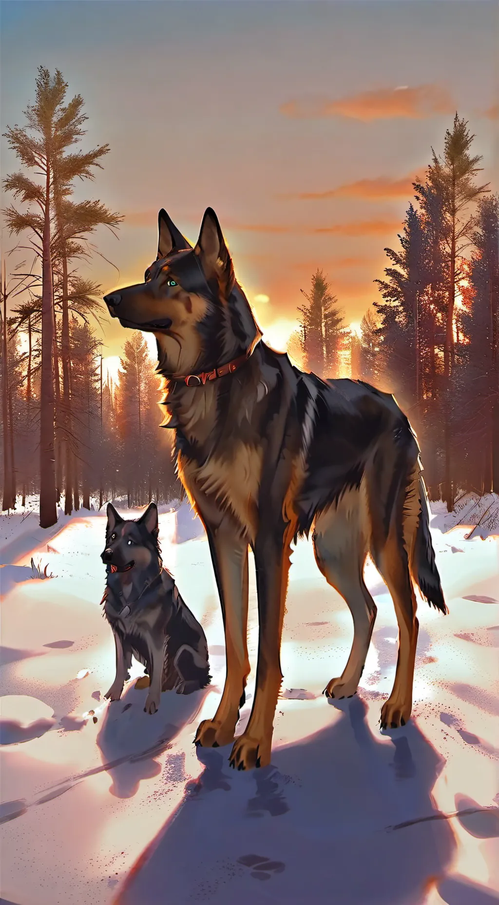 ai character: my dog ....😭 background