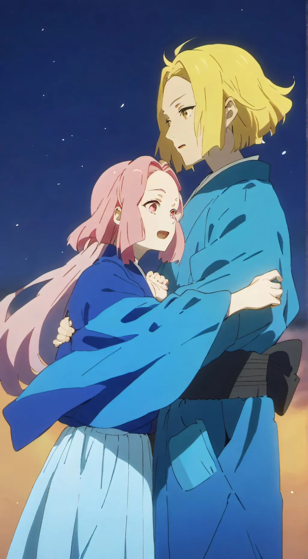 ai character: mitsuri x tandjiro background