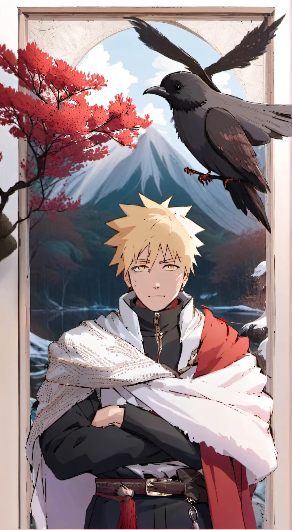 ai character: Sakura×hinata  background