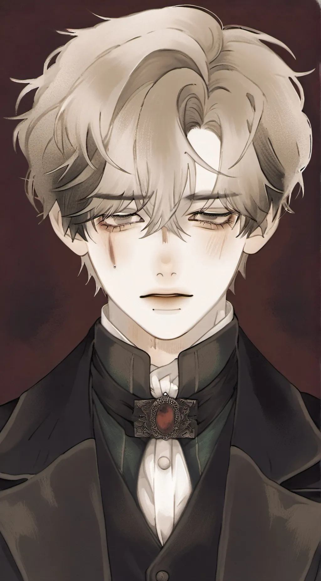 ai character: Dsmp Greyscale Au background