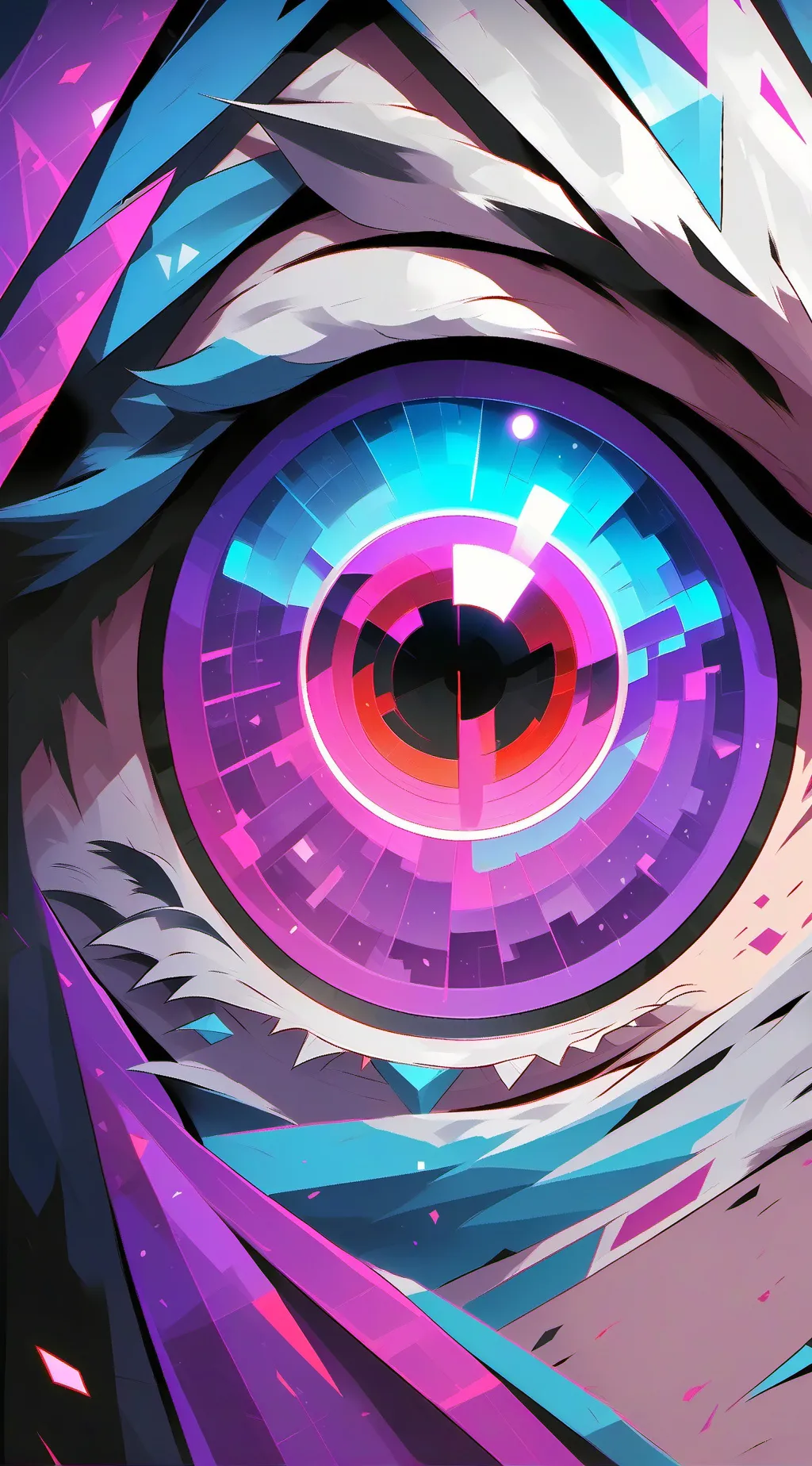 ai character: eye colors background