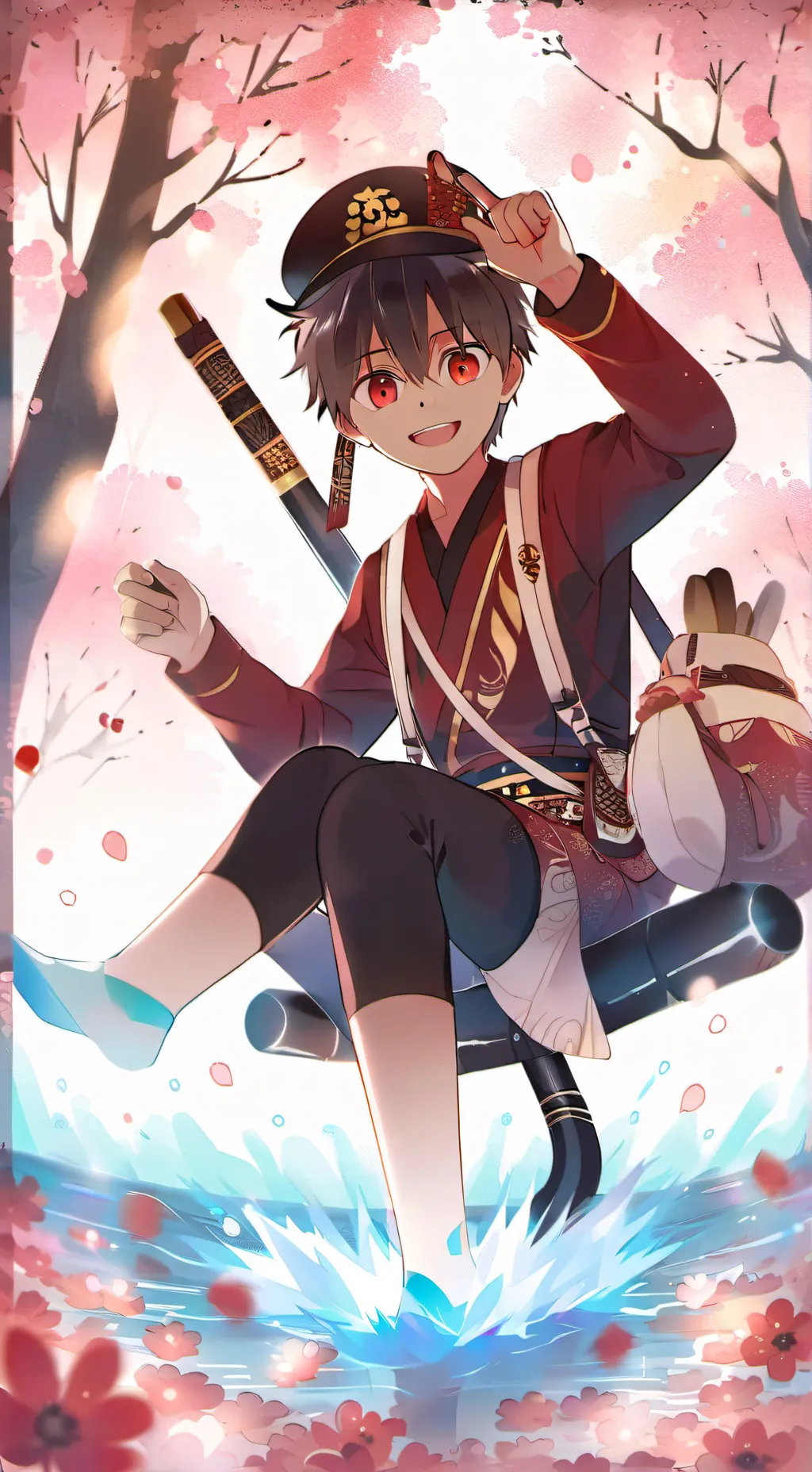 ai character: Hanako background