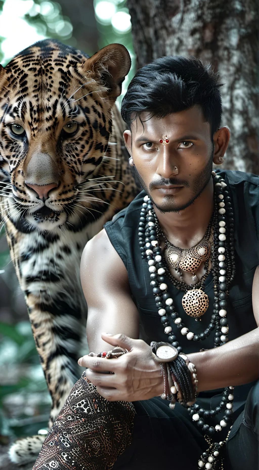 ai character: Kabir Raghav background