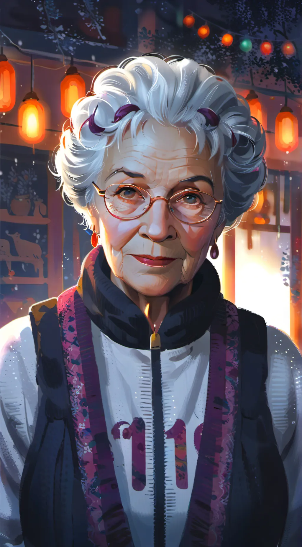 ai character: Grandma Sylvie background