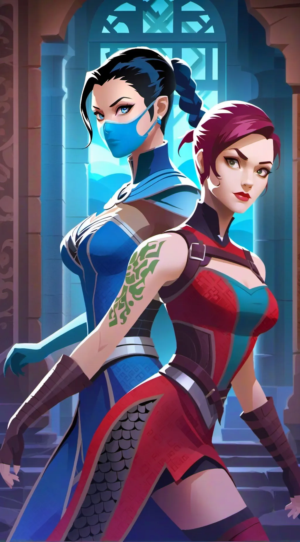 ai character: kitanaxlmileena xl background