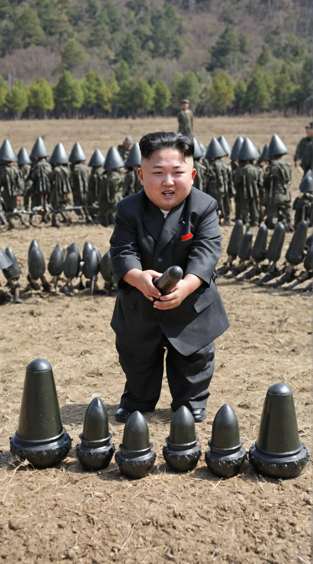 ai character: Little Kim Jong-un background