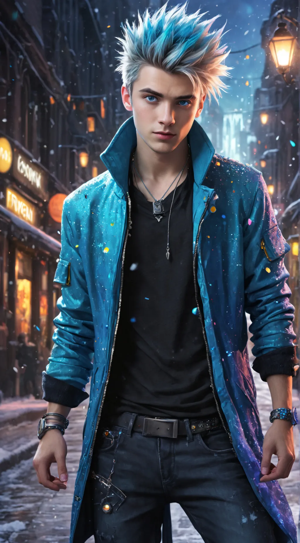 ai character: Milo Sparks background