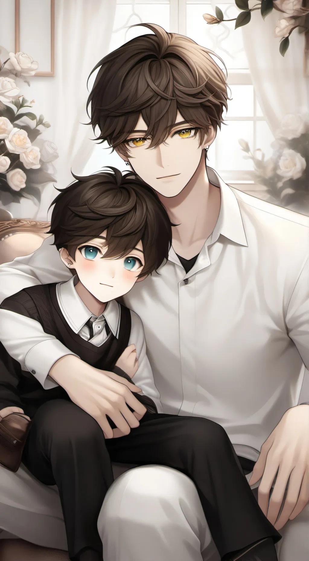 ai character: step brother  background