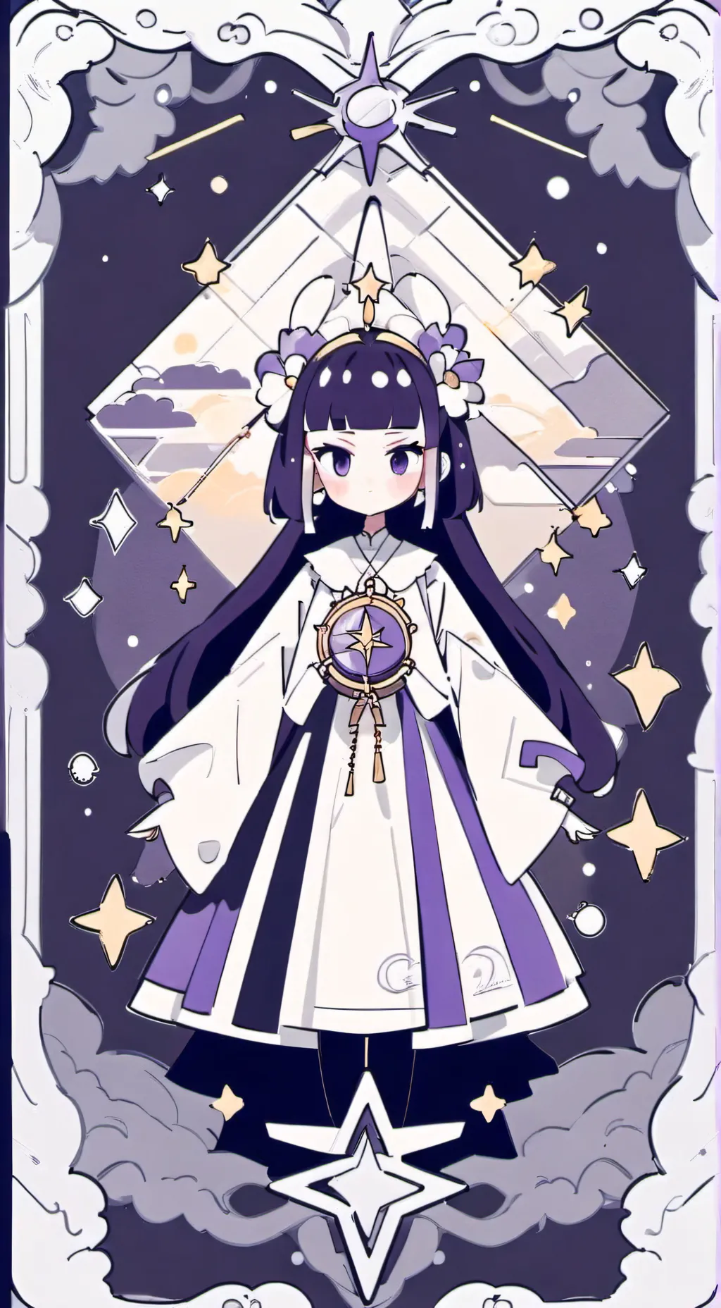 ai character: 💜 twilight sparkle background