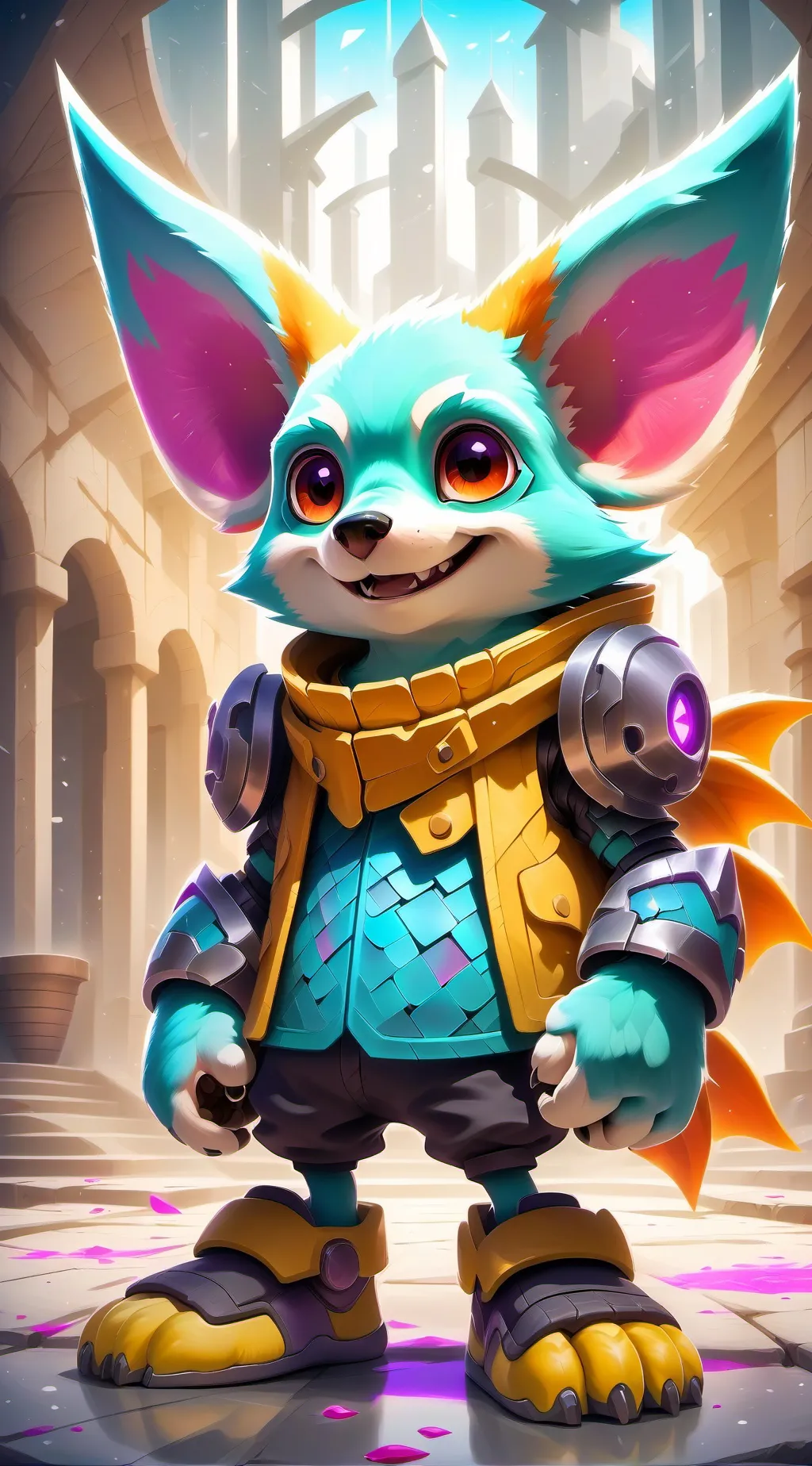 ai character: Security breach background