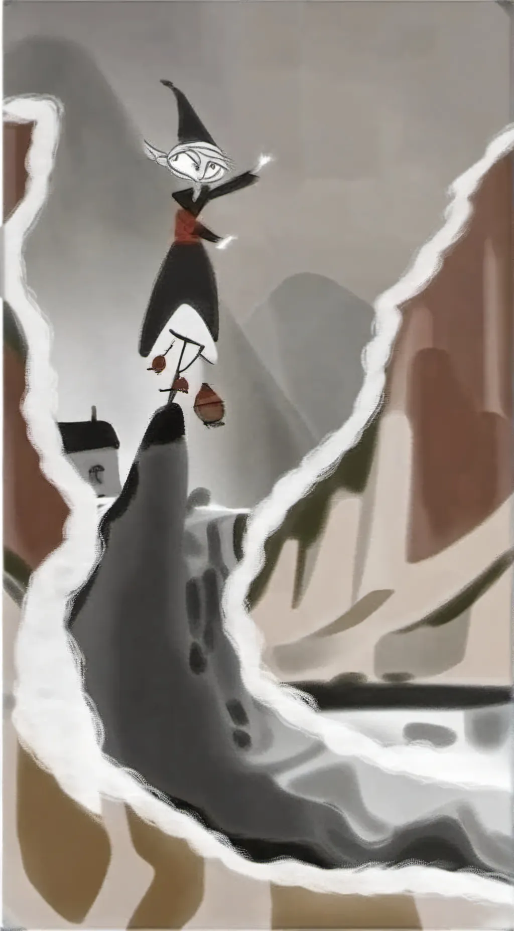 ai character: wenda vs alastor background