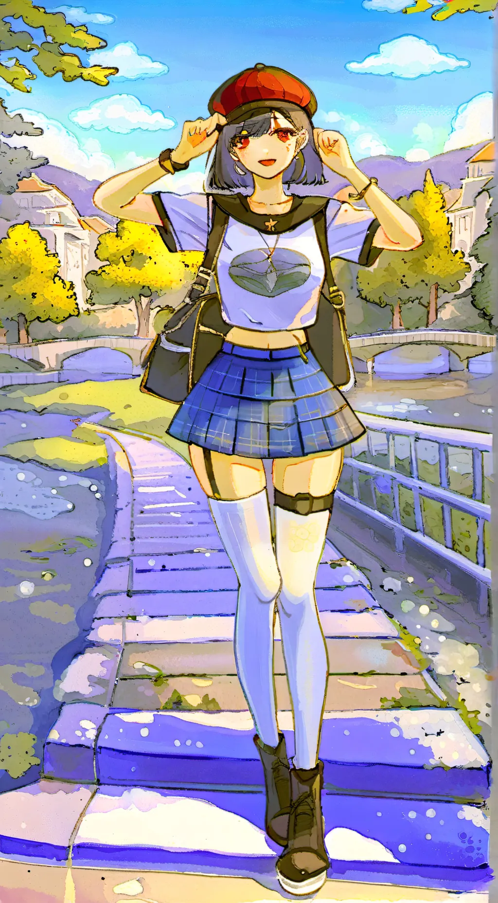 ai character: bakugo background