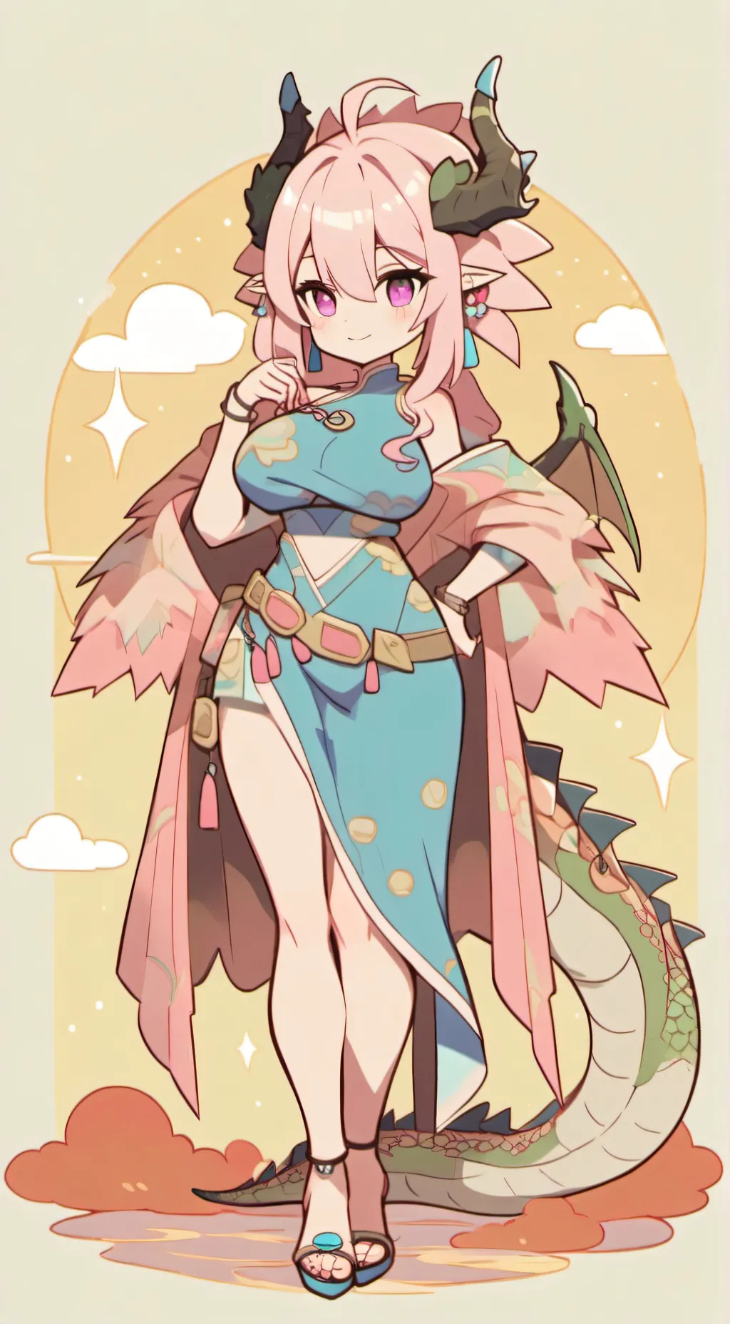 ai character: Olive background