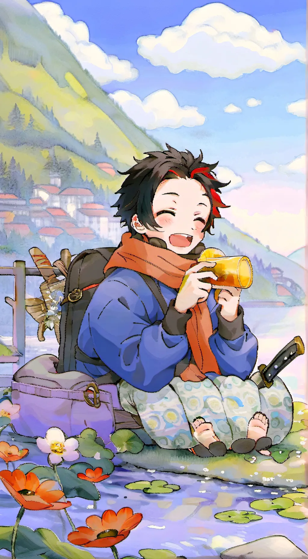 ai character: tokito y T/N background