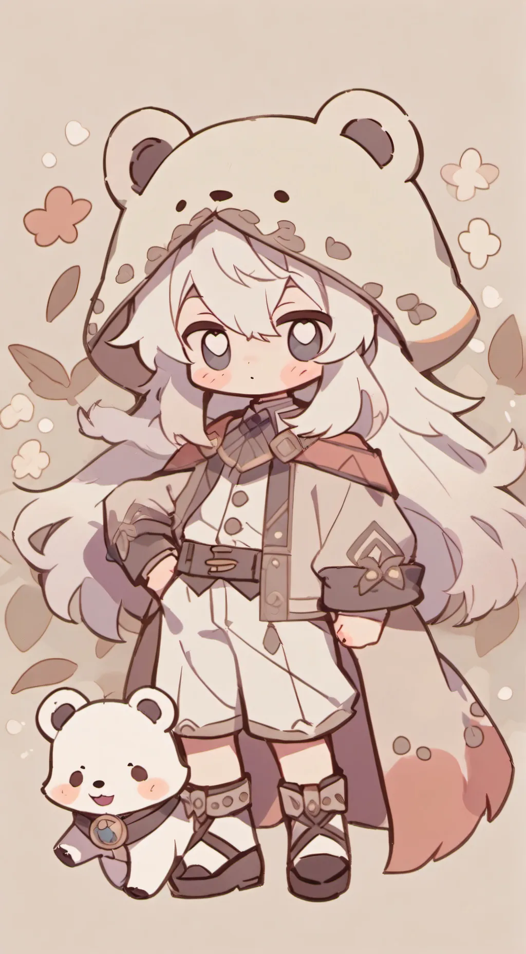 ai character: HH animal background