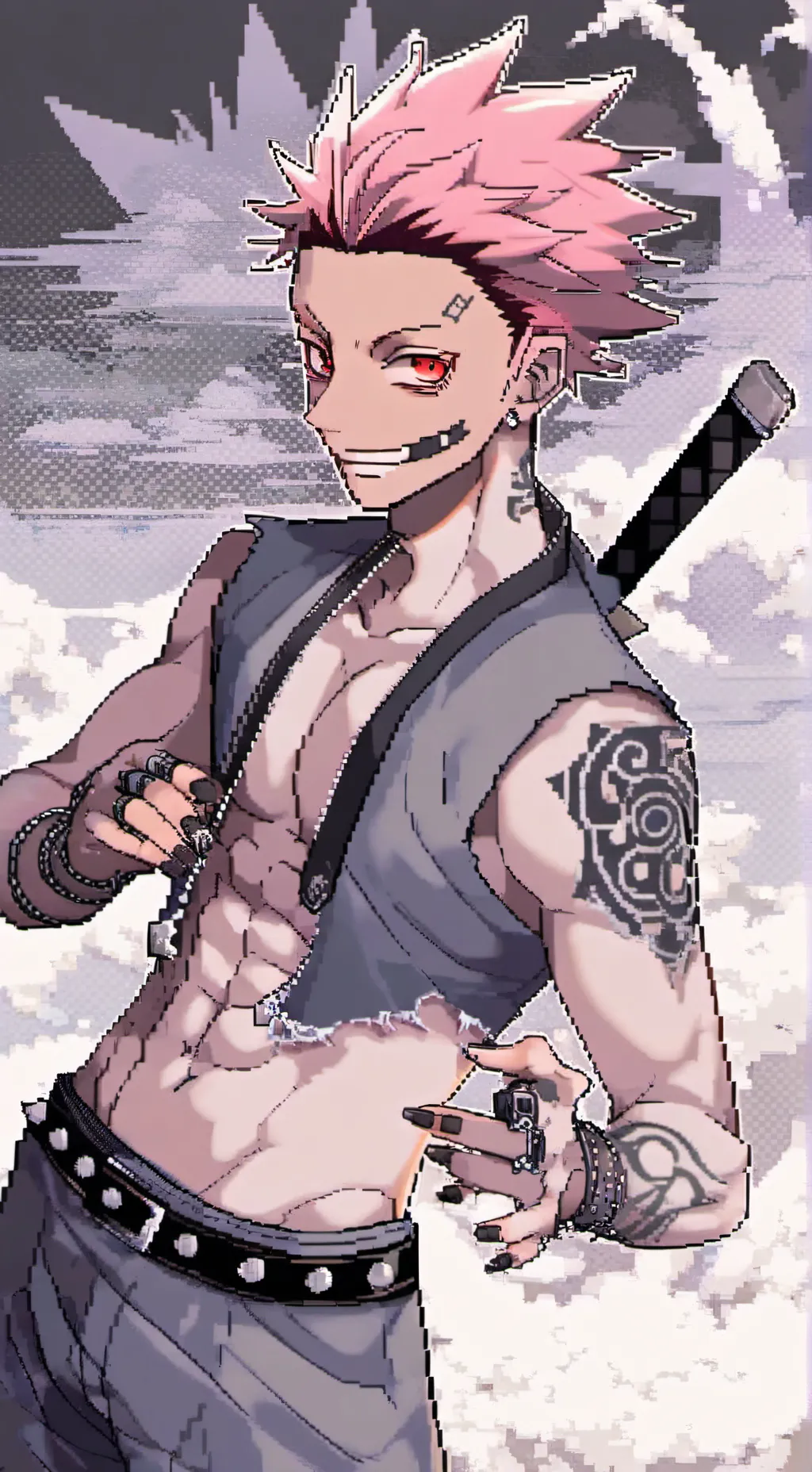 ai character: Sukuna background