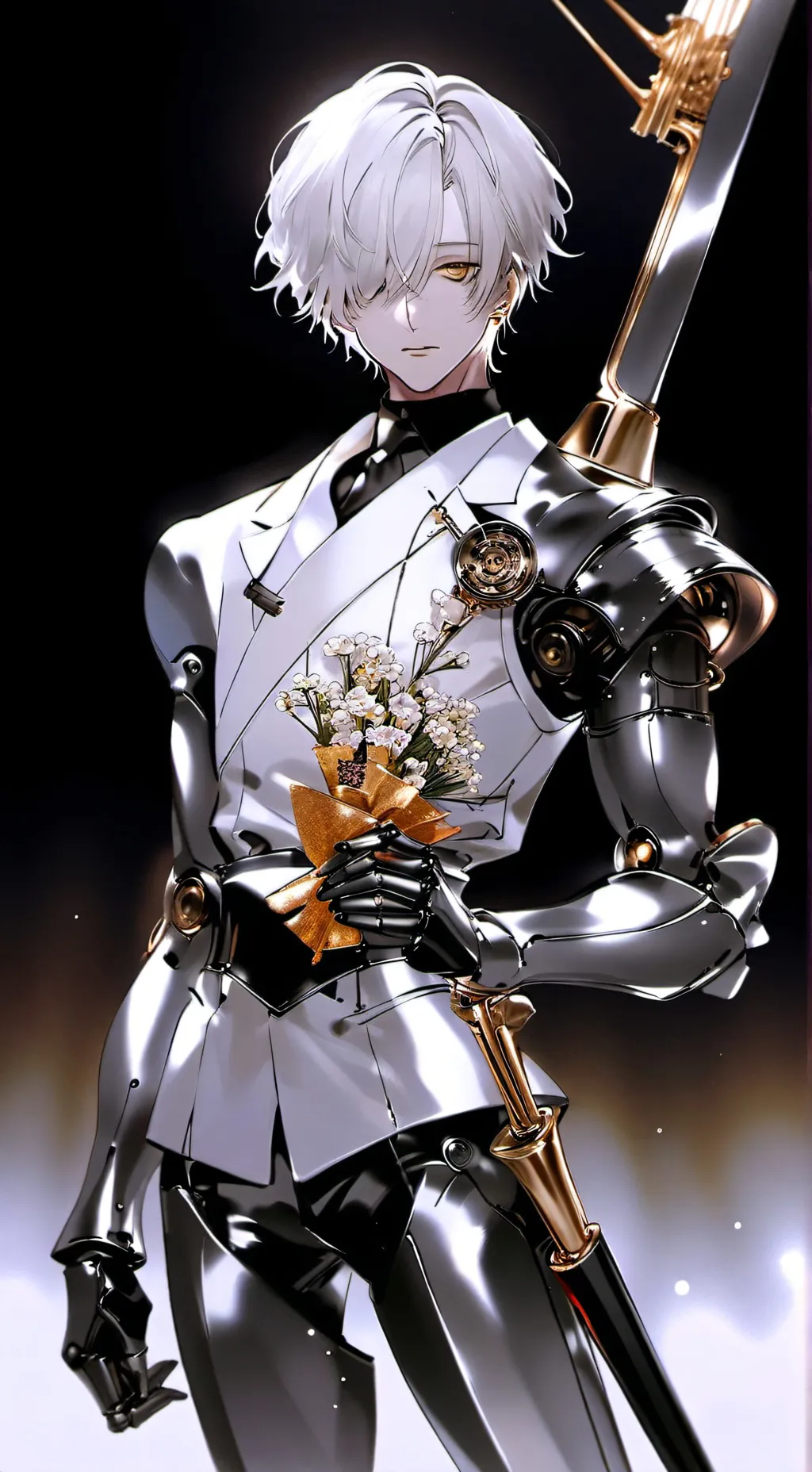 ai character: Léo  background