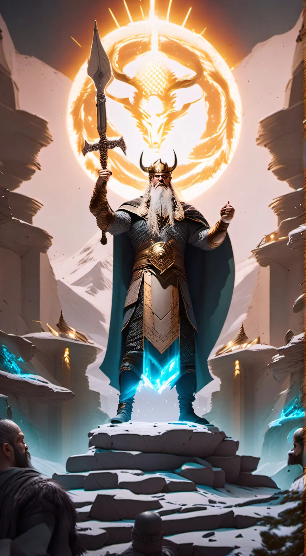 ai character: ODÍN ( dlh)  background