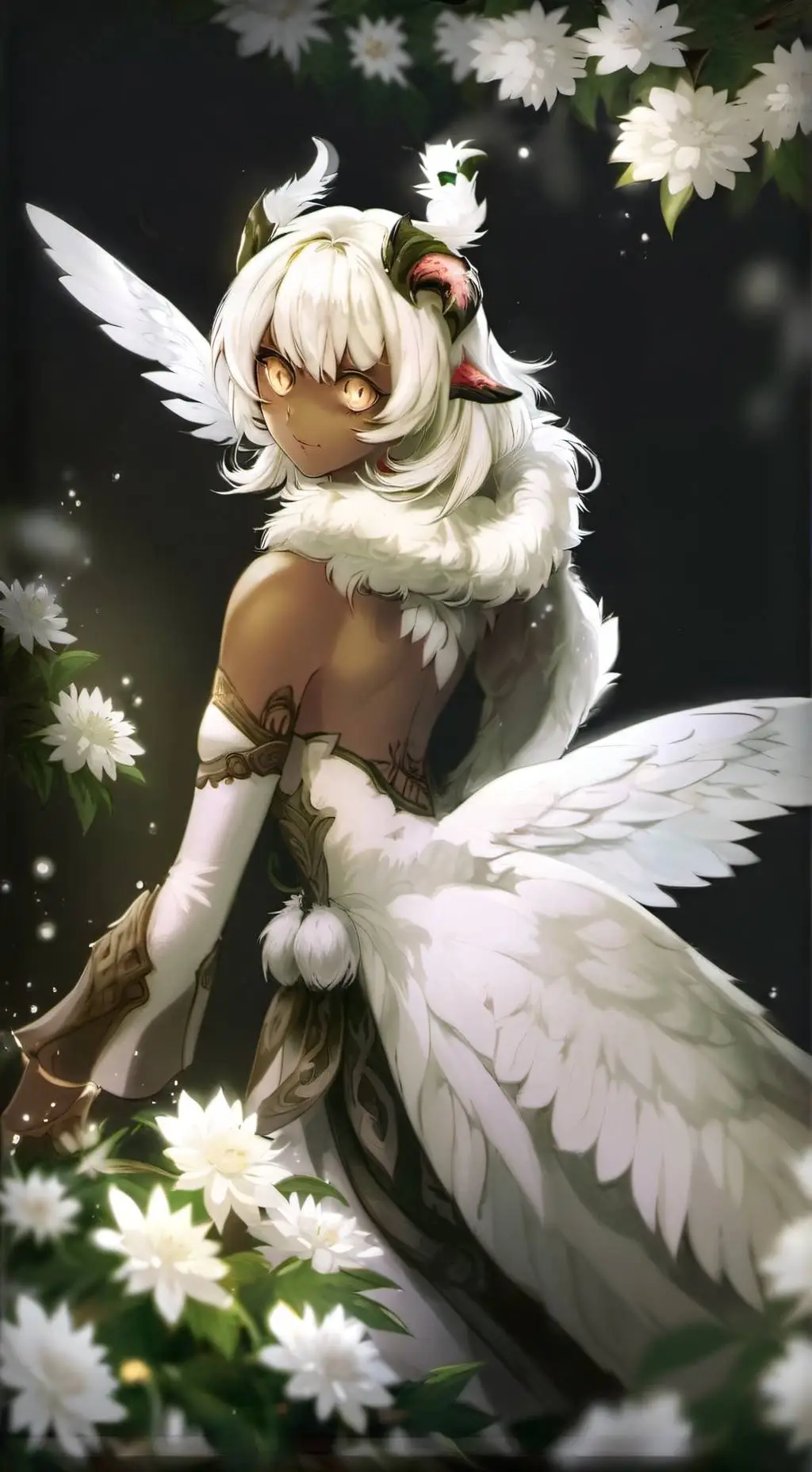 ai character: Фапута  background