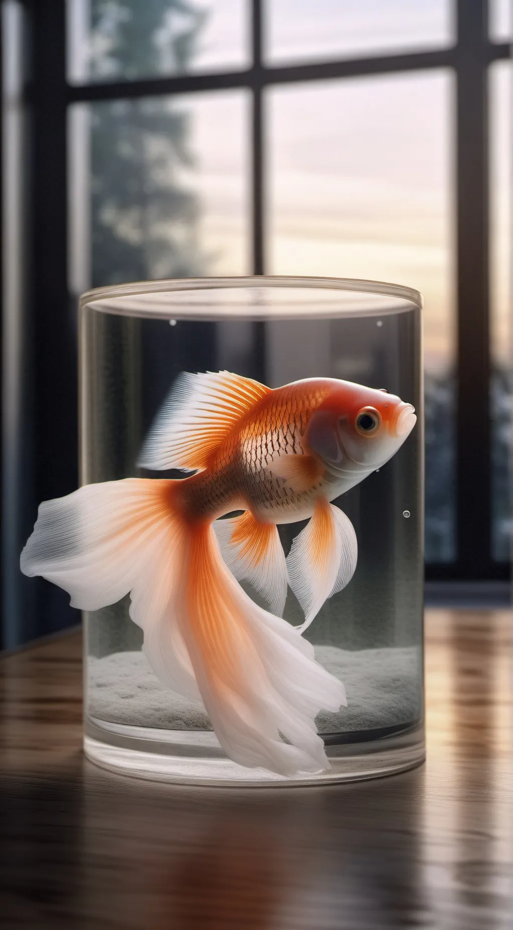 ai character: Fianne (fish god) background